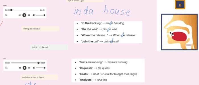 Anatomical diagram of mouth showing phonetic positions for technical terms